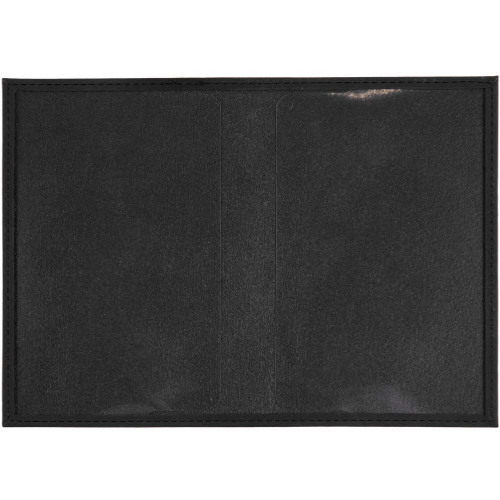 Обложка для паспорта Nubuk, черная