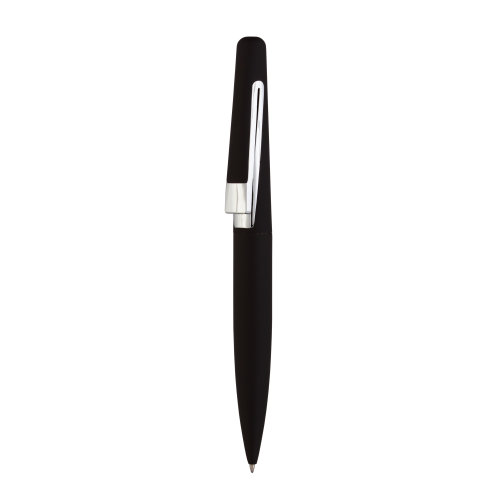 Ручка шариковая "Pluton", покрытие soft touch, черный