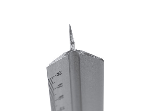 Алюминиевая линейка DINTEL треугольной формы (30 см), серебристый