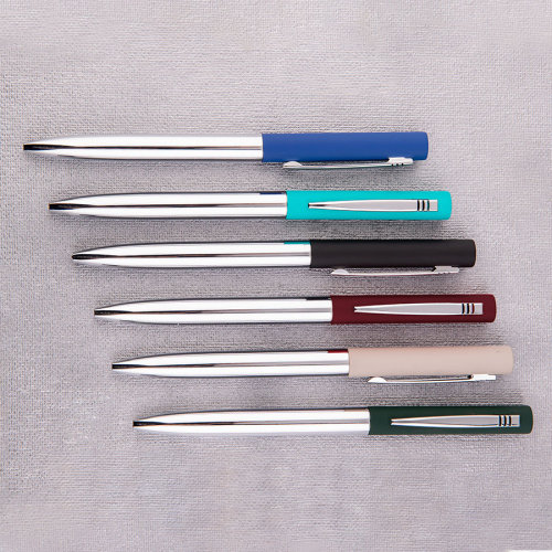 Ручка шариковая CLIPPER, покрытие soft touch (темно-зелёный)