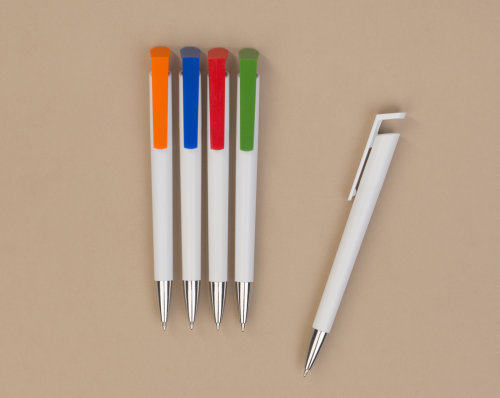 Ручка шариковая "Chuck", белый с синим