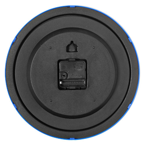 Часы настенные "ПРОМО" разборные; яркий синий, D28,5 см; пластик (ярко-синий)