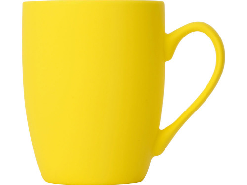 Кружка с покрытием soft-touch Tulip Gum, желтый (108C) (P)