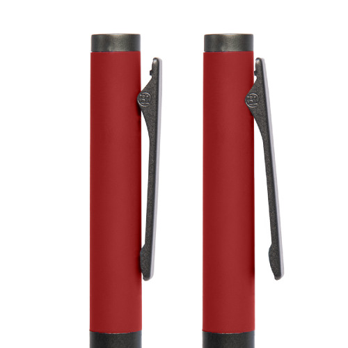 Ручка шариковая TRENDY (красный, серый)