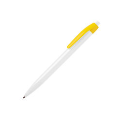 Ручка пластиковая Pim, желтая
