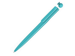 Ручка шариковая пластиковая RECYCLED PET PEN switch, синий, 1 мм, лазурный
