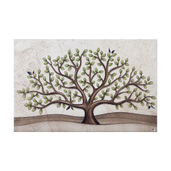 Картина "Древо жизни", бежевый