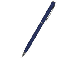 Ручка "Palermo" автоматическая, металлический корпус (темно-синий/серебристый)