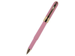 Ручка пластиковая шариковая «Monaco» (розовый/золотистый)