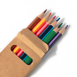 Набор цветных карандашей двухцветных MERIDIAN, 6шт./12 цветов (бежевый)