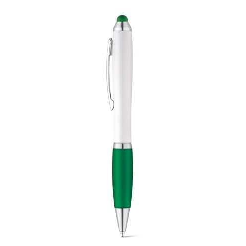 SANS. Шариковая ручка с зажимом из металла (зелёный)