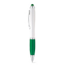 SANS. Шариковая ручка с зажимом из металла (зелёный)