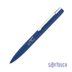 Ручка шариковая "Mercury", покрытие soft touch, темно-синий