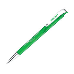 Ручка шариковая JONA MM TRANSPARENT, зеленый