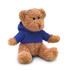 Медведь плюшевый в футболке (синий)