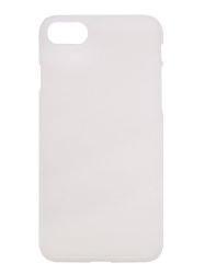 Чехол для iPhone 7 / 8 / SE 2020 пластиковый прорезиненный, матовый белый