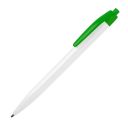 Ручка шариковая N8 (белый, зеленый)