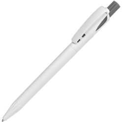 Ручка шариковая TWIN WHITE (белый, серый)