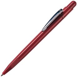 Ручка шариковая MIR, пластик/металл (бордовый, серебристый)